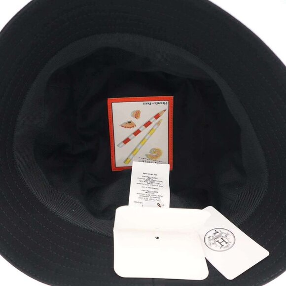 Hermes Calvi Hat Galvi Bucket Hat N Black 58 main image 5